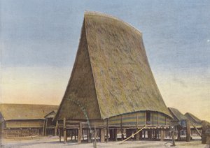Casa común (ayuntamiento) en Kontun, entre los Mois Sedangs