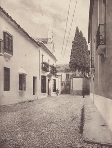 Pres casas en Calle de Gameros, Ronda (foto b/n) de European Photographer