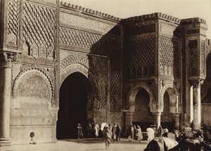 Meknes, Puerta del Palacio, Bab Mansour