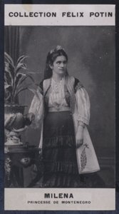 Milena, Princesa de Montenegro (1847) de European Photographer