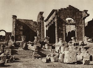 Sbeitia, Temple (foto en blanco y negro) de European Photographer