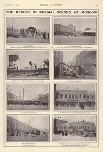 La revuelta en Rusia, escenas en Moscú de European Photographer