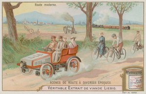 Una carretera moderna del siglo XIX de European School