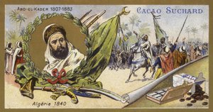 Abdelkader El Djezairi, santo sufí argelino y líder militar, 1840 de European School