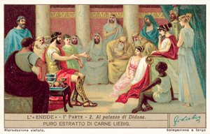 Eneas en el palacio de Dido