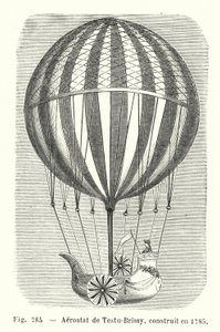 Aerostato de Testu-Brissy, construido en 1785 de European School