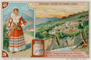 Albanés hablando San Constantino Albanese de European School