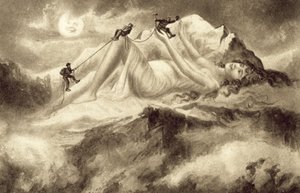 Alpinismo (litografía) de European School