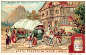 Una posada en tiempos medievales de European School