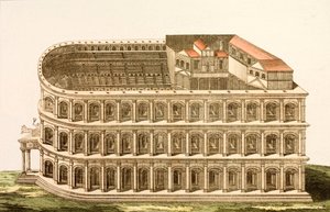 Antiguo Teatro Romano de Marcelo, construido a finales del siglo I a.C. de European School