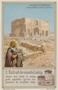 Ruinas romanas antiguas en Lambaesa