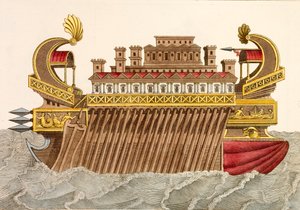 Buque de guerra antiguo de European School
