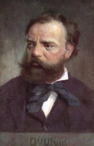 Antonin Dvorak, compositor checo (litografía en color) de European School