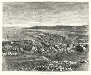 Excavaciones arqueológicas de la antigua ciudad egipcia de Tanis de European School