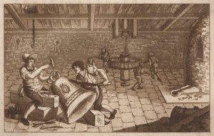 Fabricación de campanas (litografía) de European School