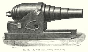 Big-Will, cañón Armstrong, calibre 600 de European School