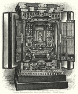 Altar doméstico budista, de Japón