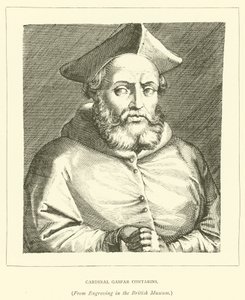 Cardenal Gaspar Contarini (grabado) de European School