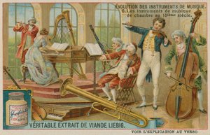 Instrumentos de música de cámara del siglo XVIII de European School