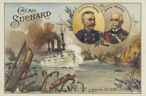 Comodoro George Dewey y almirante Patricio Montojo, Batalla de la Bahía de Manila, Guerra Hispanoamericana, 1 de mayo de 1898 de European School