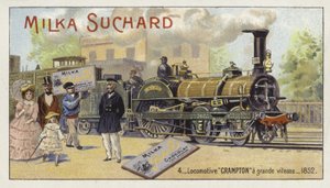 Locomotora de alta velocidad Crampton, 1852 de European School