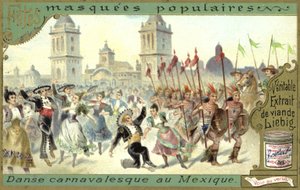 Bailando en un carnaval en México de European School