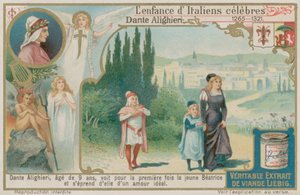 Dante Alighieri ve a Beatriz por primera vez a los nueve años de European School