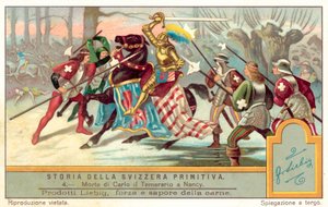 Muerte de Carlos el Temerario en la Batalla de Nancy, 1477