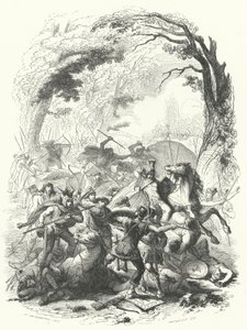 Derrota del ejército romano bajo Sabino y Cotta por los galos, 54 a.C. de European School