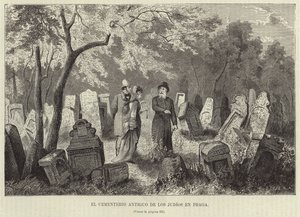 El Cementerio Antiguo de los Judíos en Praga