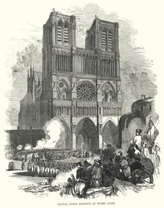 Favras haciendo penitencia en Notre Dame de European School