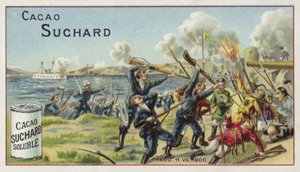 Combate en Taku, China, Rebelión de los Bóxers, 1900