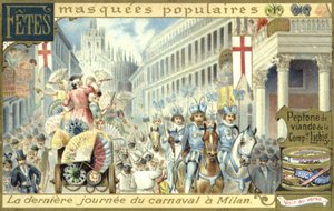 Último día de carnaval en Milán