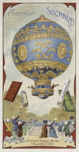 Primer vuelo en globo tripulado, noviembre de 1783