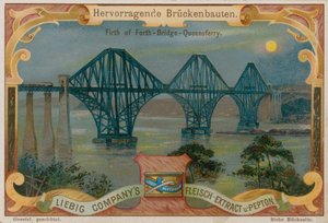 Puente Forth sobre el Firth of Forth, Escocia
