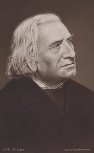Franz Liszt, compositor húngaro (litografía) de European School