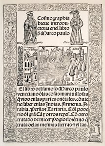 Frontispicio de El millón de Marco Polo de European School