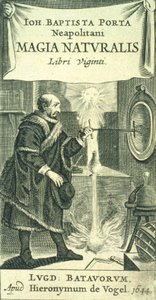 Portada de Magiae Naturalis Libri Viginti por Giovanni Battista della Porta, 1644