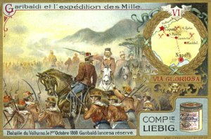 Garibaldi compromete sus reservas, Batalla de Volturno, Italia, 1 de octubre de 1860