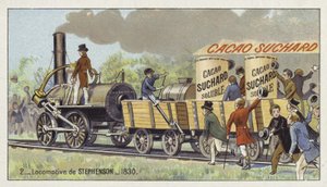 Locomotora Rocket de George Stephenson, 1830 de European School