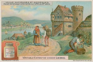 Villa alemana en el Rin en el siglo XVI de European School