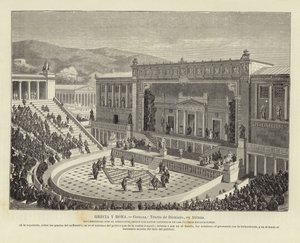 Grecia y Roma - Grecia: Teatro de Dionisio en Atenas de European School