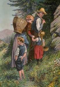 Cuentos de los Grimms: Hansel y Grethel (cromolito) de European School