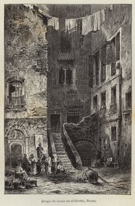Grupo de casas en el Ghetto, Roma de European School