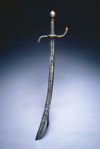Colgante, o espada de caza, siglos XVI-XVII
