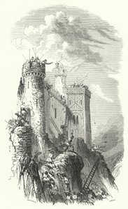 Enrique el Ciego, conde de Luxemburgo, sitiando el castillo de Bouillon