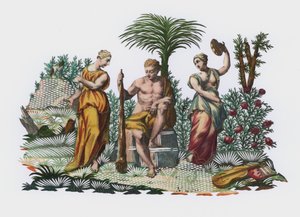 Heracles en un jardín