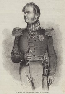 Su Majestad el Rey de Prusia (grabado) de European School