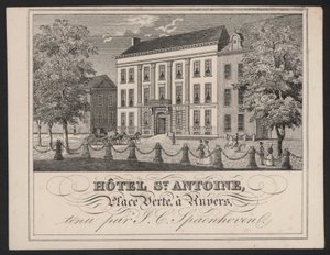 Hotel St Antoine, Anvers, Amberes, J C Spaenhoven