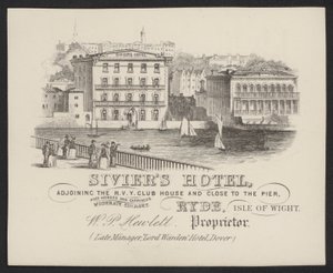 Tarjeta comercial de hotel